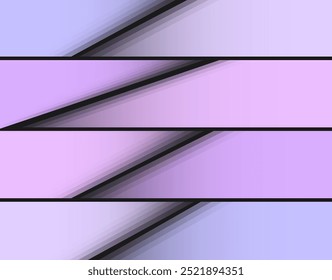 Linhas de Degradê em Camadas com Extremidades Nítidas em Cinza Escuro