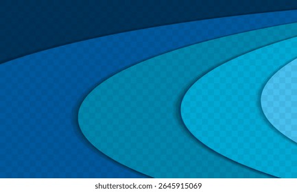 geschichteter Papierschnitt-Hintergrund mit transparentem Texturvektor für verschiedene Grafikdesign-Projekte