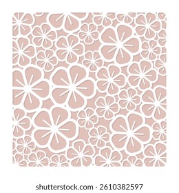 Layered paper cut style, Shadow Box, wedding invitation