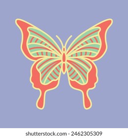 Layered Papercut Butterflies Collection Set