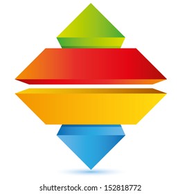 layered pyramid diagram, procedure, business template