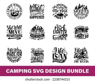 Layered quality SVG vector design bundles