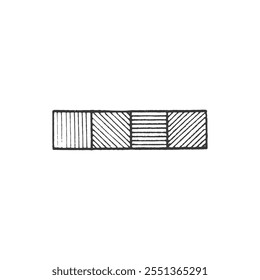 Layered Rectangular Design with Texture for Creative and Digital Art