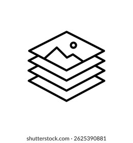 Layered Screens Showing Editing Steps for Graphic Design Process