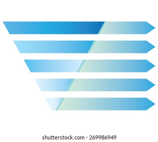 layered segment diagram, pyramid digram