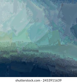 layered shadow blended abstract brush stroke effect image file gradient dark blue green pearl white ashes color wall mural middle backdrop