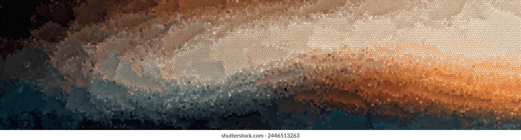 layered shadow blended abstract mosaic effect vector file gradient dark red orange blue mustard ashes color wall mural background backdrop