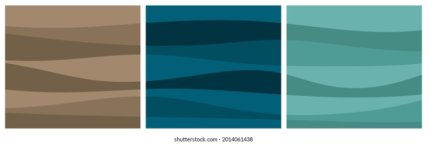 Layered Soil And Rock Subsurface Set.