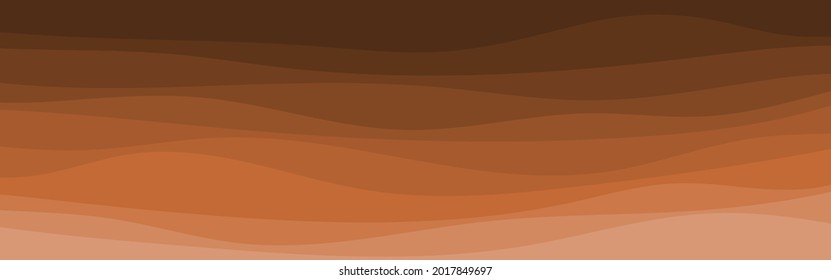 Layered Soil And Rock Subsurface. Wavy Strata.