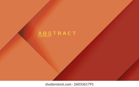 Layered Terracotta Hues with Subtle Shadows: A Modern Abstract Background for Versatile Design Applications and Creative Visual Compositions Demonstrating Depth and Warmth