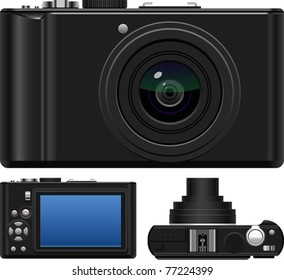 Layered vector illustration of Camera.