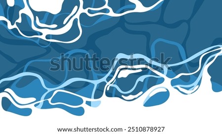 Layered water surface texture, for summer background or pool party