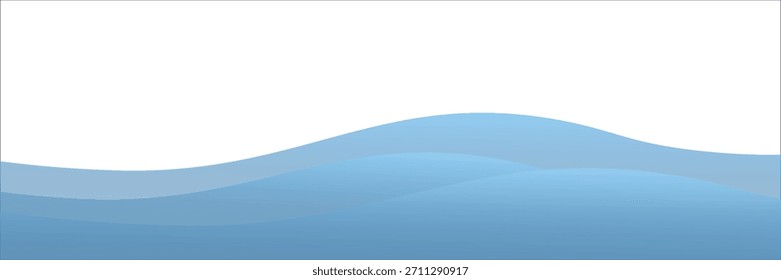 Schichtwellen aus blauem oder weißem Ozean mit verschiedenen Farbverlauf-Effekten. moderne eps 10.