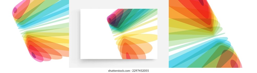 Layered wavy pattern. Abstract wavy background with dynamic effect. Modern screen design for mobile app and web. 3d vector illustration for brochure, banner, flyer or presentation.