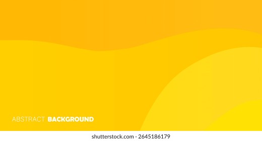 Layered Yellow Orange Abstract Wallpaper