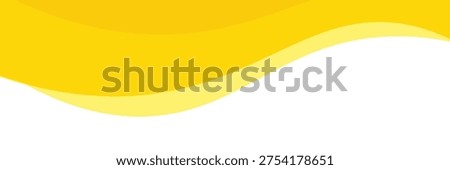 Layered yellow wave background featuring smooth curved shapes and subtle gradients, ideal for web banners, headers, presentations, and marketing materials. Vibrant, warm, minimalist design conveying energy, optimism, and summer. wave modern