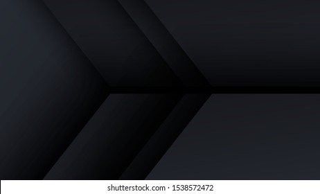 Layers of carbon figures. Layout blank or card. Vector techno background from sheets of metal. Geometrical Shapes from cut Paper