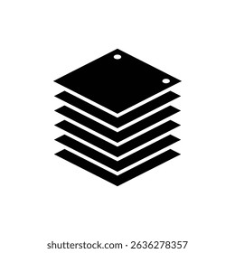 Layers with chip center illustrating technology stack and integrated circuits