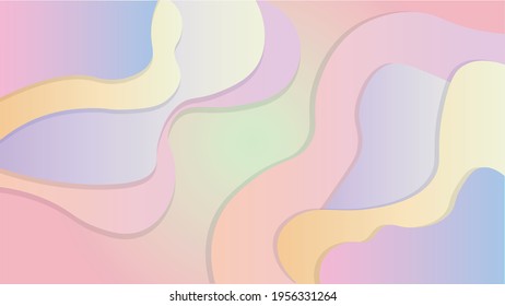 LAYERS OF COLORFUL GRADIENT BACKGROUND 