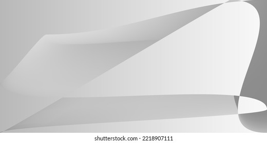 Digitaler grauer, moderner, trendiger Hintergrund. Fluid Minimal Metallic Futuristic Modern Design. Dynamisches Allaluminium Monochromatische Form Farbmesh. Gray Smooth Silver Technology Illustration.