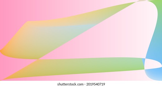Fondo De Moda Psicodélico Multicolor Digital. Tecnología de color fluido Pega malla de gradiente dinámico. Diseño Futurista Moderno Rosa Suave Neon. Moderna Forma Mínima Ilustración Arcoiris.
