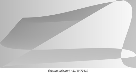 Ilustración de la tecnología dinámica de aluminio. Malla de gradiente de forma mínima de plata digital. Líneas horizontales futuristas y modernas de color gris metálico. Fondo Original Del Fluido Monocromático Gris Suave.