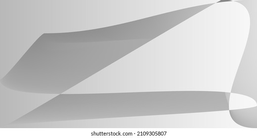 Layers Dynamic Gray Grey Illustration. Minimal Alluminium Monochromatic Fluid Horizontal Lines. Metallic Modern Smooth Digital Gradient Mesh. Technology Silver Futuristic Shape Original Background.
