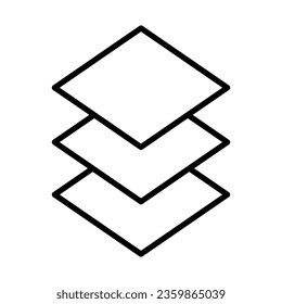 Layers icon design for personal commercial use