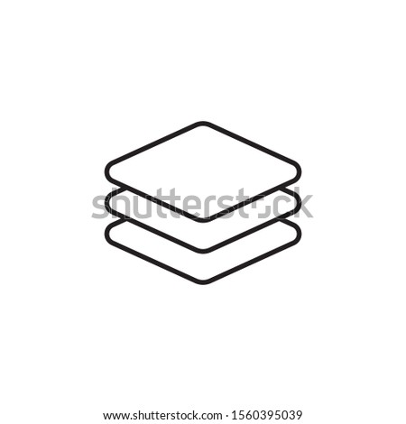 Layers icon design. vector illustration