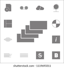 Layers  icon. Detailed set of minimalistic icons. Premium quality graphic design sign. One of the collection icons for websites, web design, mobile app on white background