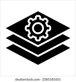 Layers Icon Element For Design