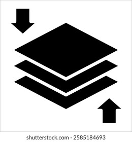 Layers Icon Element For Design