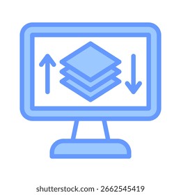 Elemento de icono de capas para diseño