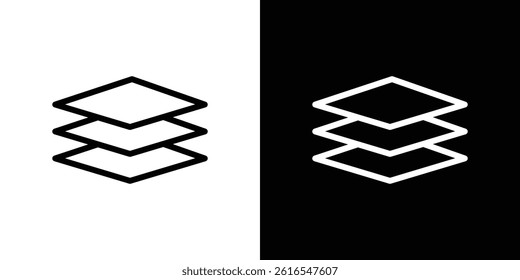 Layers icon icons and symbol set. trendy illustration