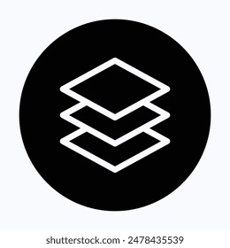 Layers Icon, Layer Vector Icon,