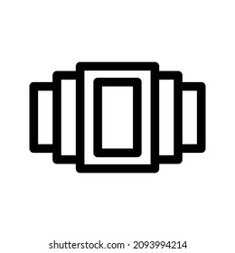 layers icon or logo isolated sign symbol vector illustration - high quality black style vector icons
