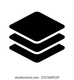 Layers icon. sign for mobile concept and web design. vector illustration
