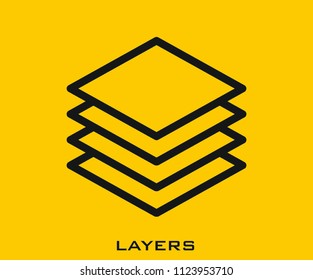 Layers icon signs
