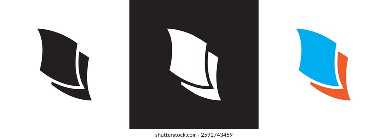 layers icon. stack , copy, more photos icon. Isolated on white and black background. Vector illustration. EPS 10