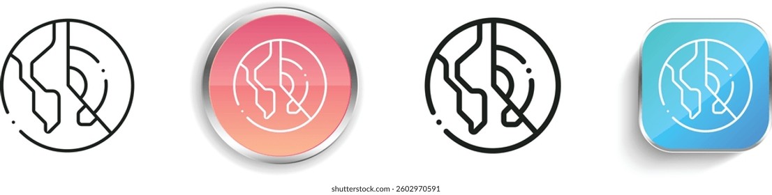 layers icon. Thin Linear, Regular and Button Style Design Isolated On White Background