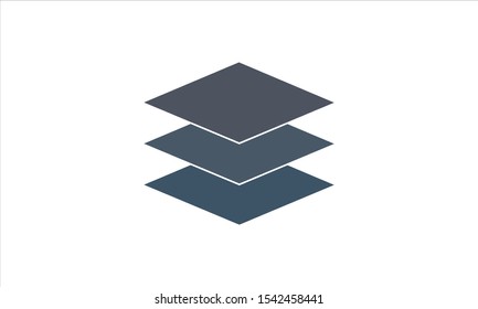 Layers icon vector icon with editable stroke. Perfect for web and app interfaces. Vector illustration