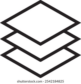 Layers icon vector eps file 