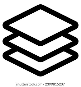 layers icon vector illustration asset element