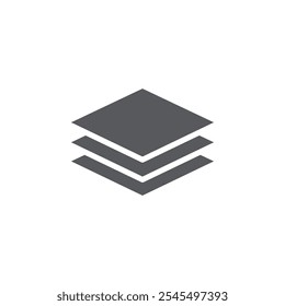 Layers icon Vector logo outline