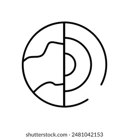 Layers Icon vector stock illustration.