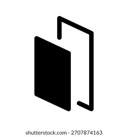 Ilustración de diseño de símbolos de Vector de iconos de capas