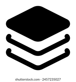 Icono de capas para Web, App, infografía, etc