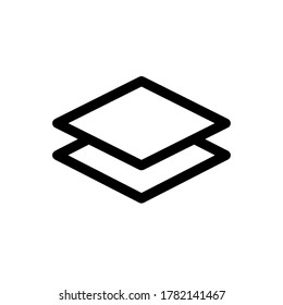 Layers icon,vector illustration. Flat design style. vector layers icon illustration isolated on White background, layers icon Eps10. layers icons graphic design vector symbols.