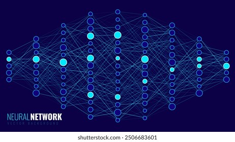 Schichten innerhalb der GPT-Architektur des universellen Transformators für ein revolutionäres neuronales Netzwerk. Wie KI funktioniert. Data Science, Machine Learning, Künstliche Intelligenz. AI Tech Science - Vektorgrafik.