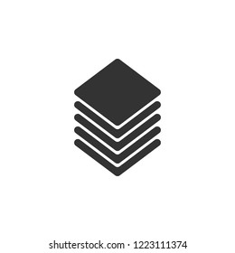 layers isolated simple icon